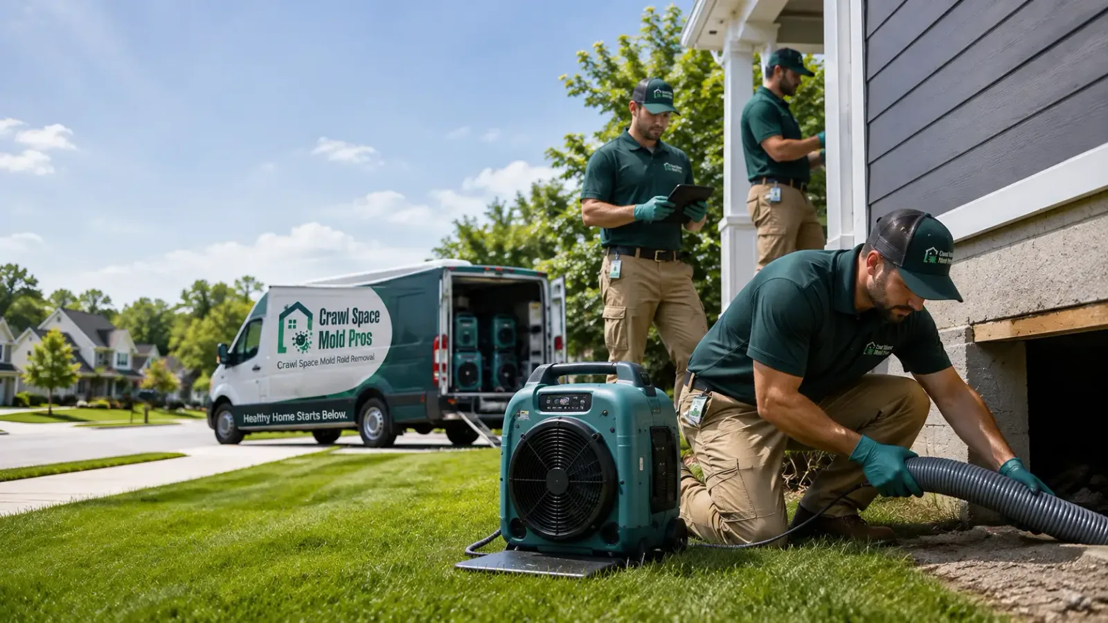 Crawl Space Mold Removal in Dayton, ME